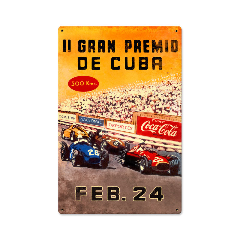 Gran Premio Cuba Vintage Sign