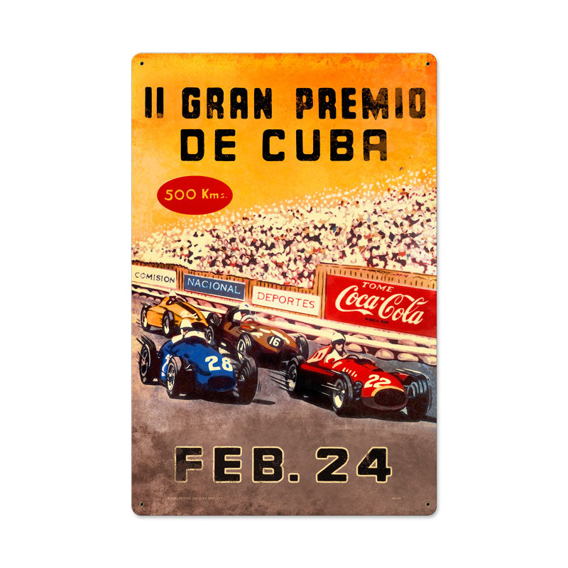 Gran Premio Cuba Vintage Sign