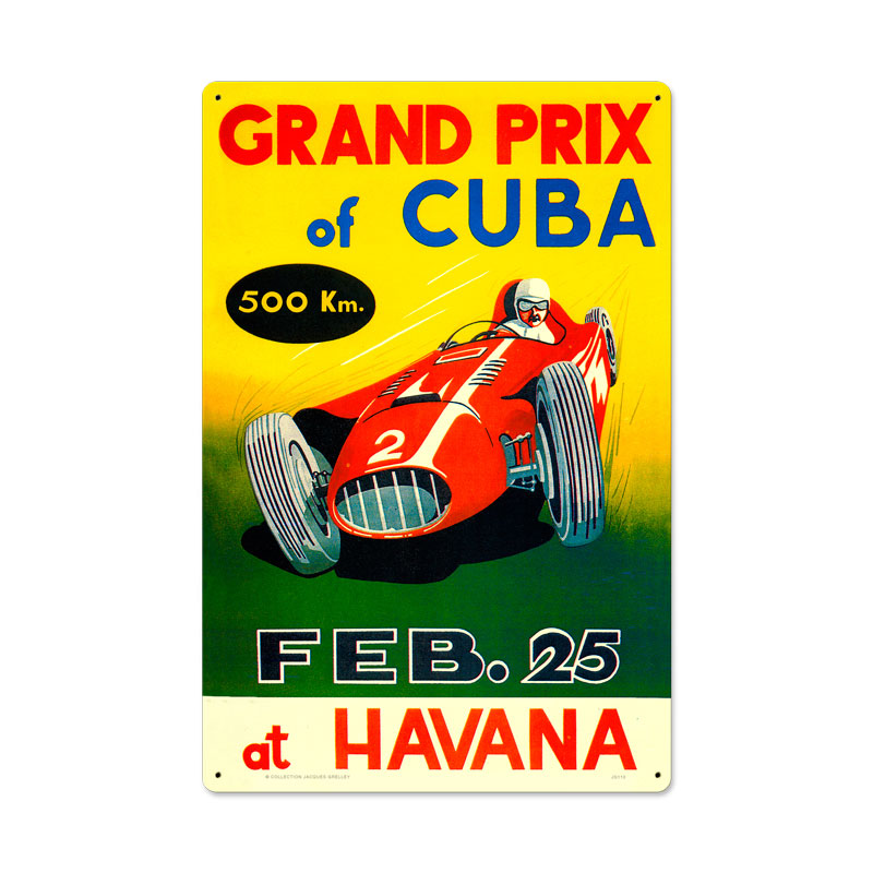 Grand Prix Cuba Vintage Sign