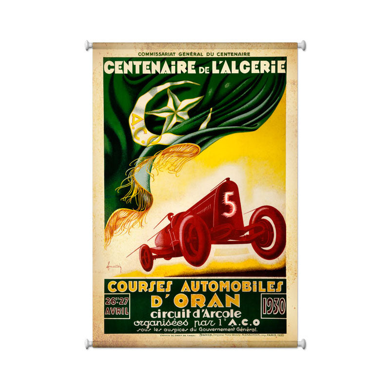 Algeria Grand Prix Vintage Sign