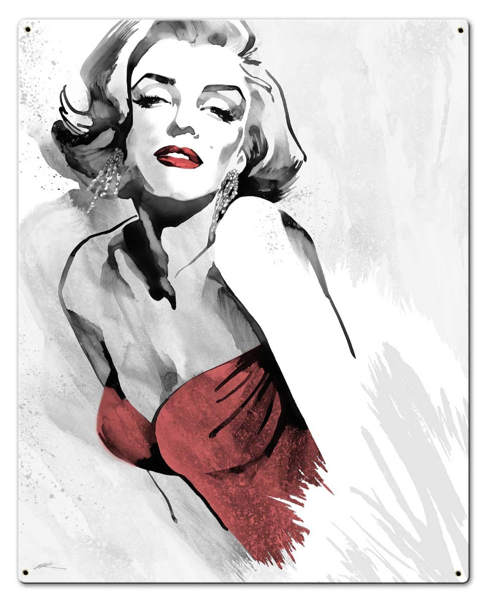 Marilyn's Pose Red Dress