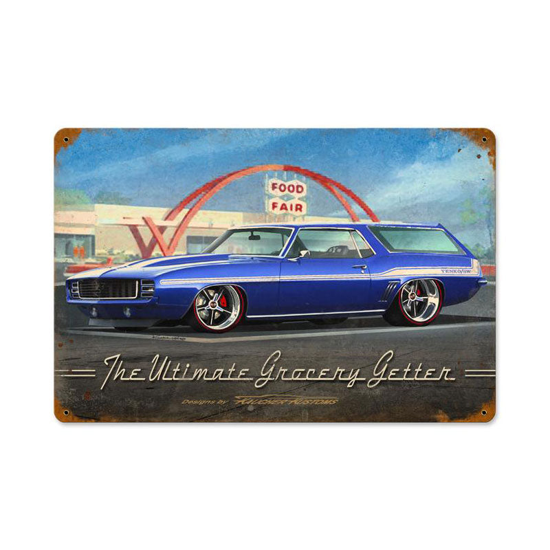 Ultimate Grocery Getter Vintage Sign