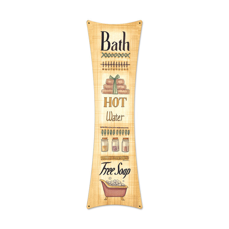 Bath Free Soap Vintage Sign