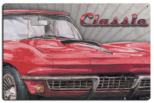 Classic Car Vintage Sign