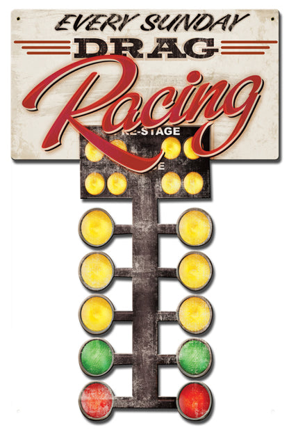 Drag Racing Vintage Sign
