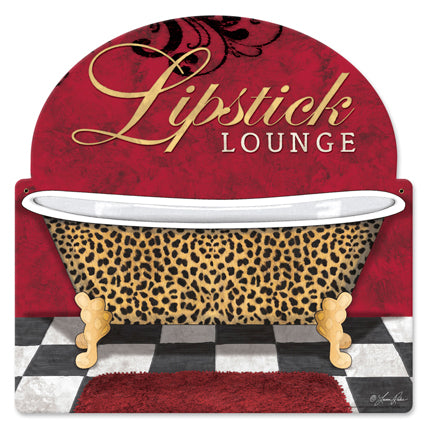 Lipstick Lounge Vintage Sign