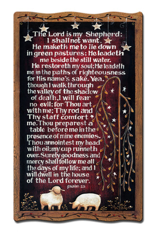 Lords Prayer Vintage Sign