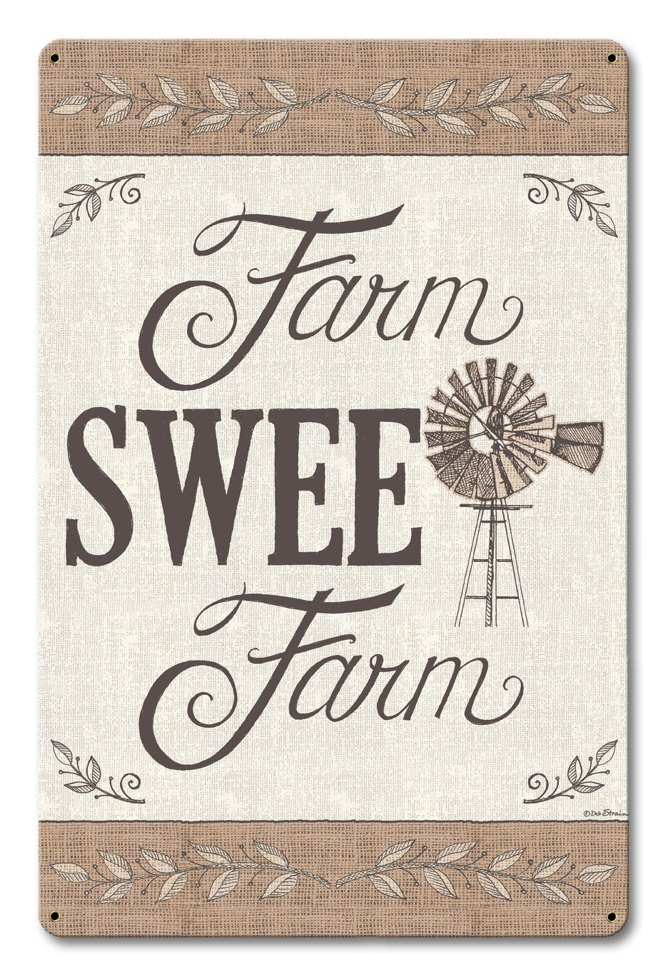 Farm Sweet Farm Vintage Sign