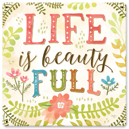 Life is Full Vintage Sign