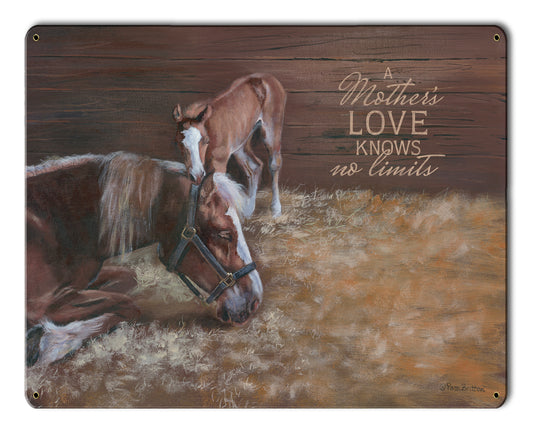 A Mother's Love Vintage Sign