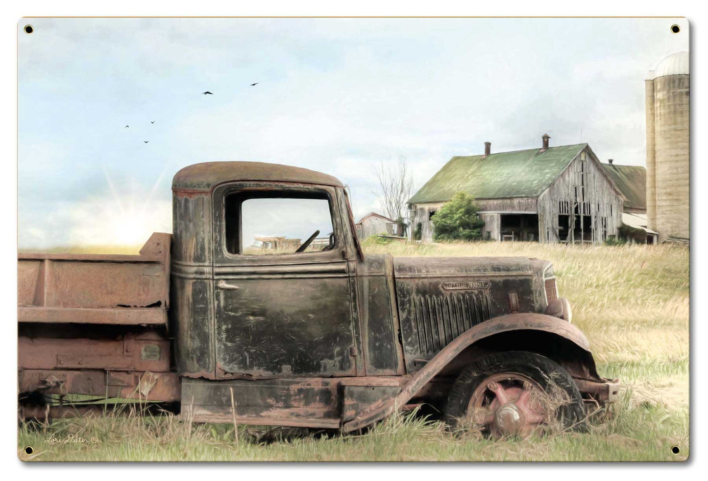 Truck Barn Vintage Sign