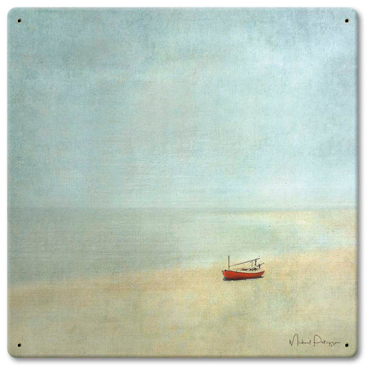 Sailboat ON The Shore Vintage Sign