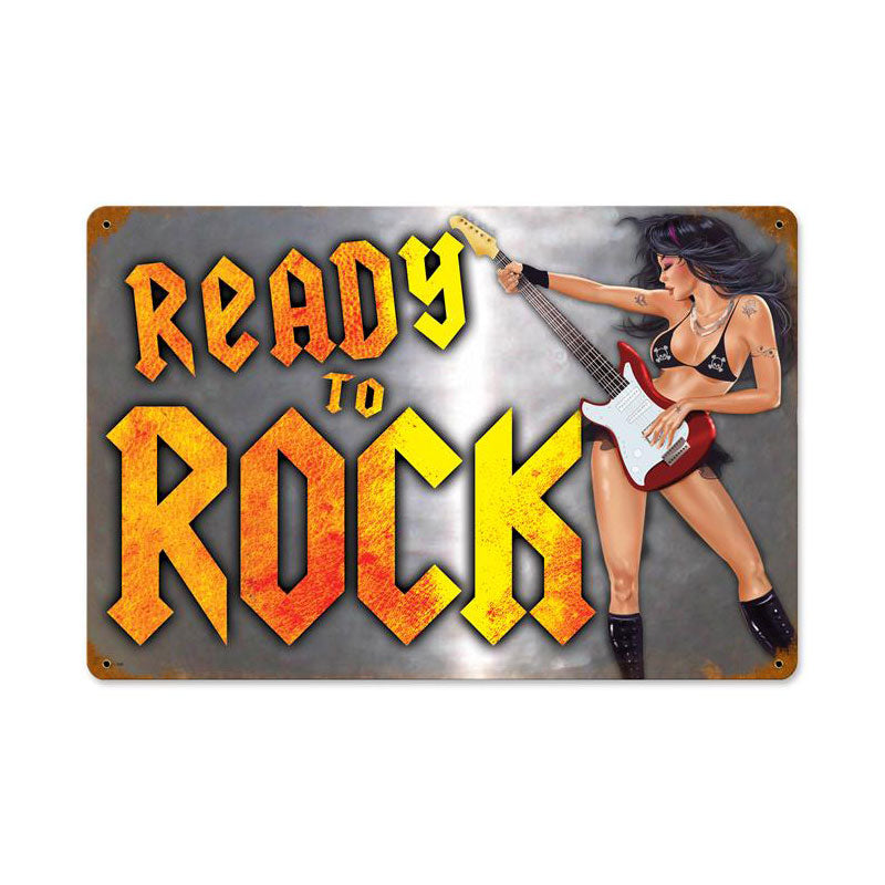 Ready To Rock Vintage Sign