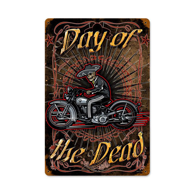 Day Of The Dead Vintage Sign