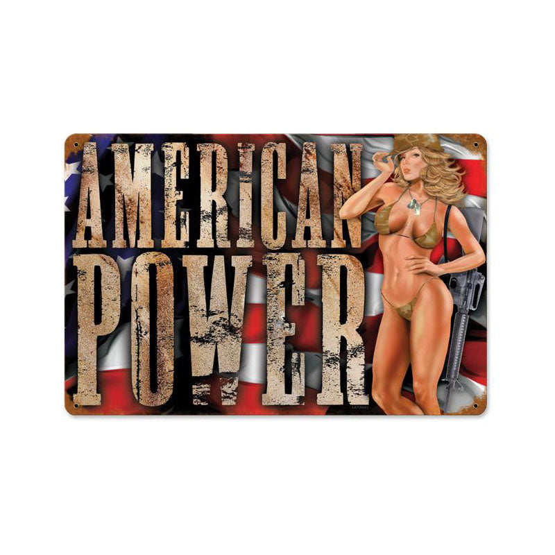 American Power Vintage Sign