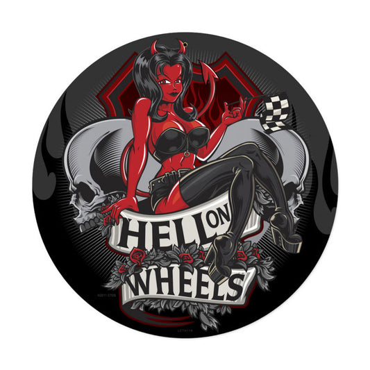 Hell On Wheels Vintage Sign