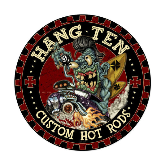 Hot Rod Monster Vintage Sign