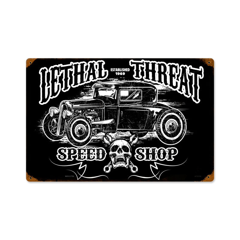 Hot Rod Speedshop Vintage Sign