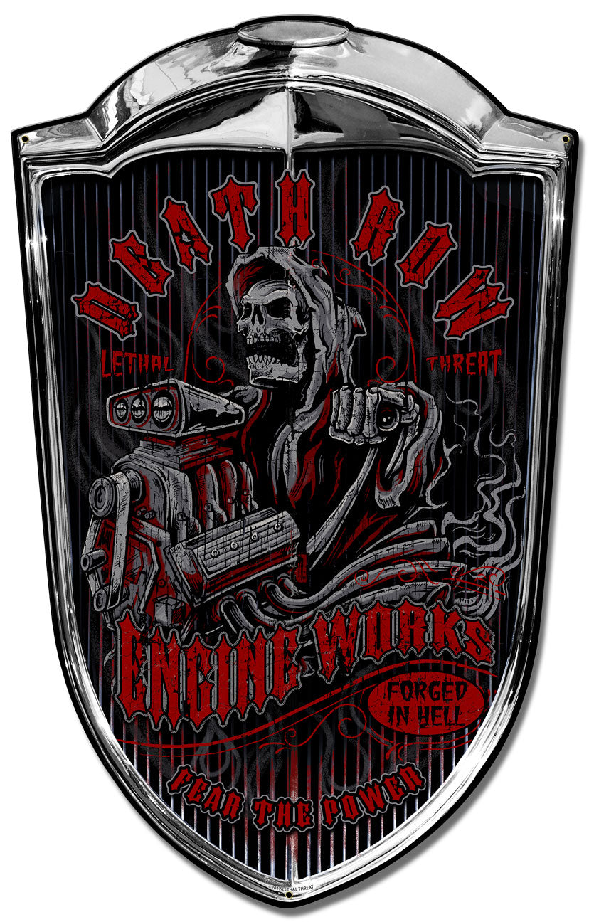 Grill Sign Death Row Vintage Sign