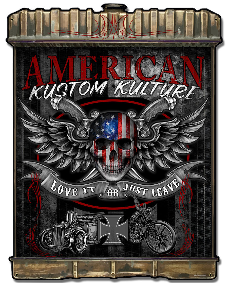 Radiator American Kustom Vintage Sign