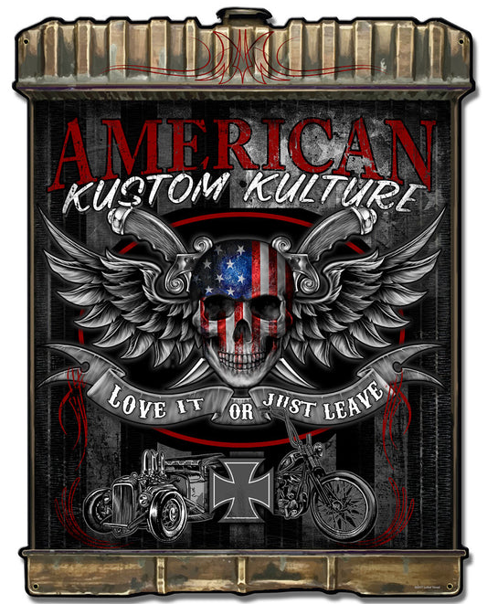 Radiator American Kustom Vintage Sign
