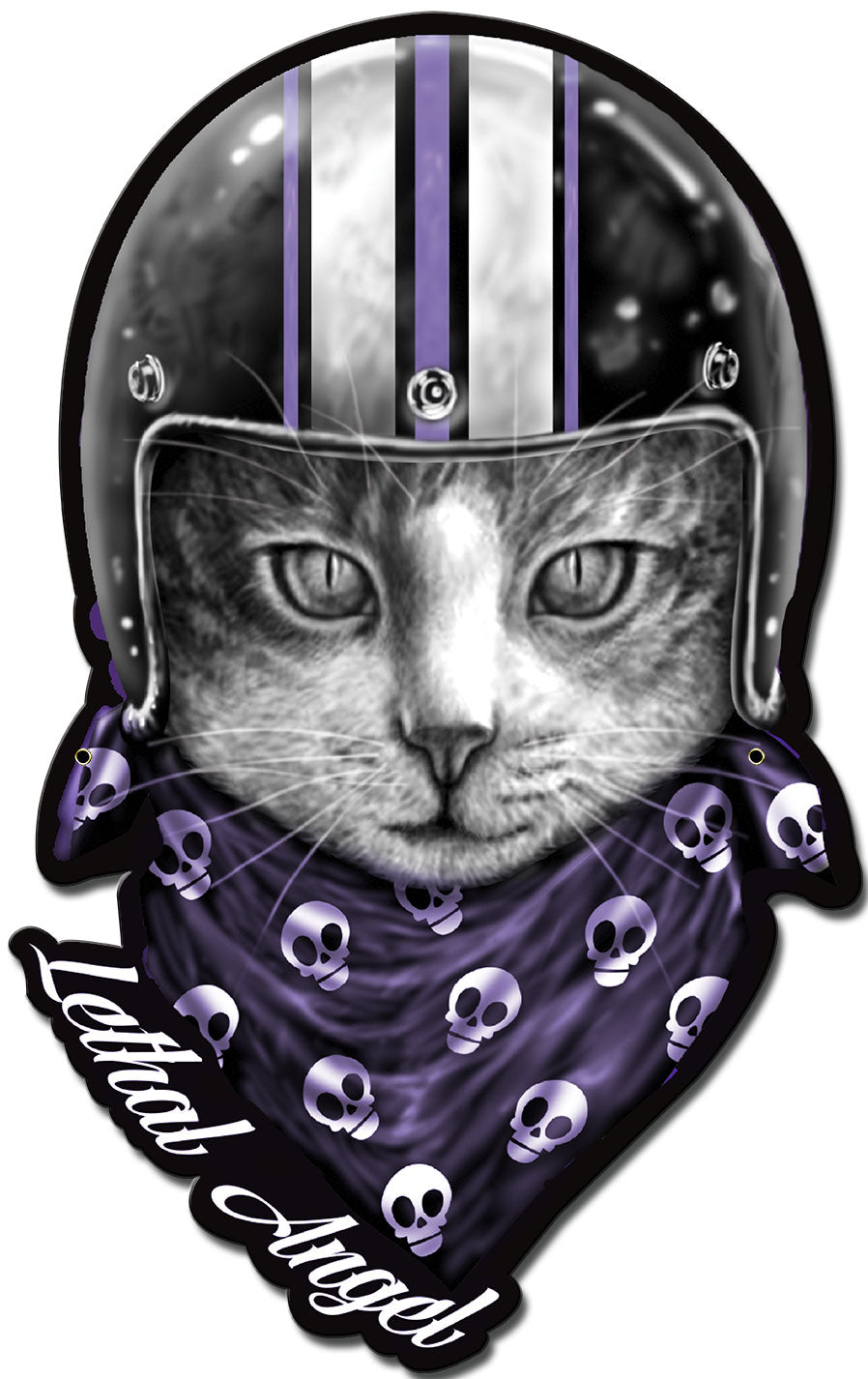 LETH193 - LETHAL ANGEL CAT HELMET