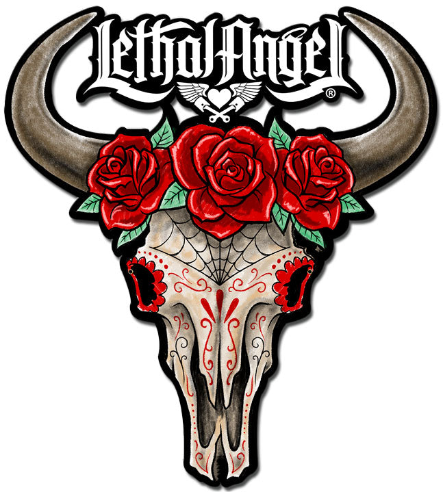 LETH195 - LETHAL ANGEL BULL SKULL