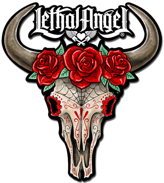 LETH195 - LETHAL ANGEL BULL SKULL