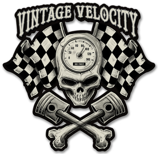LETH200 - VINTAGE VELOCITY SKULL FLAGS