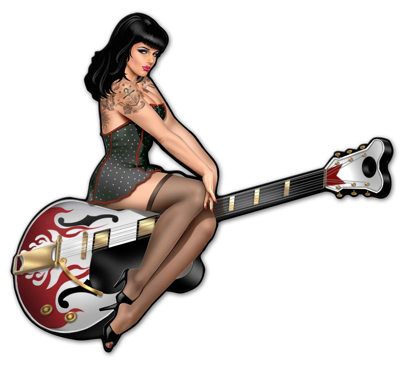 Guitar Girl XL