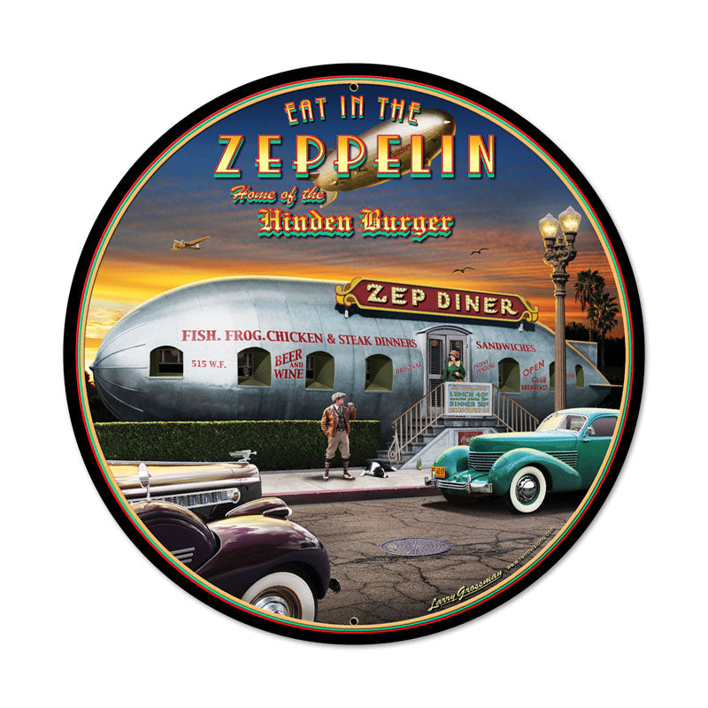 Zep Diner Vintage Sign