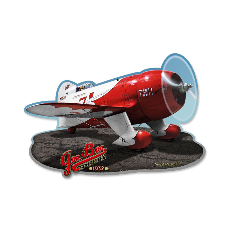 Gee Bee Racer Vintage Sign