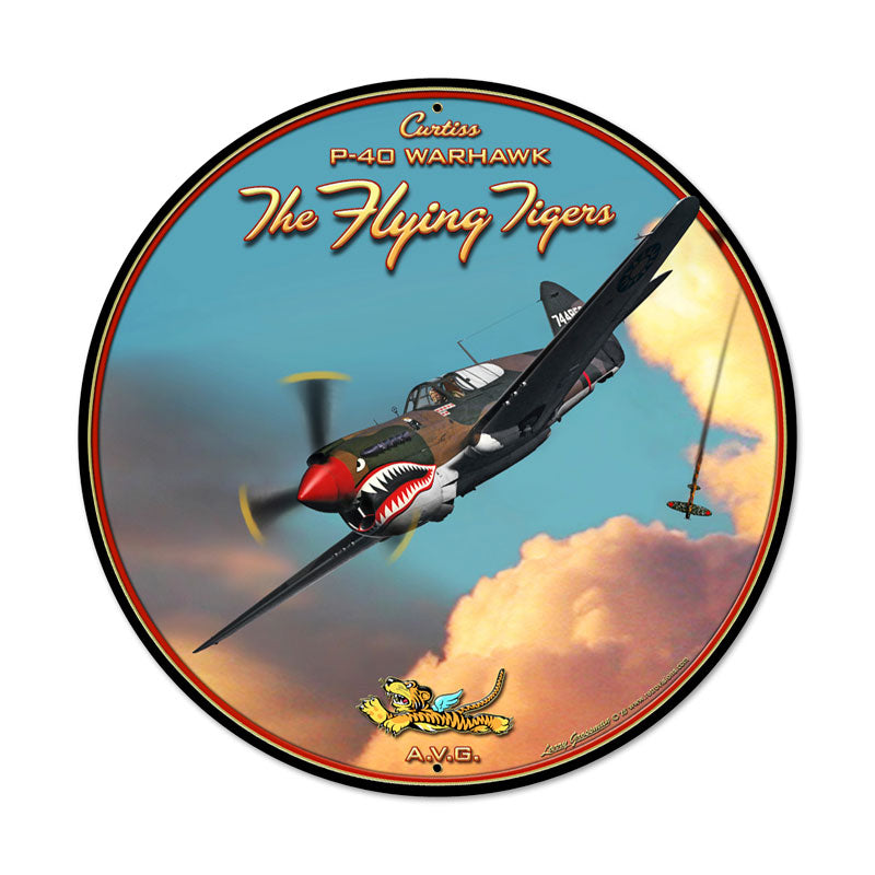 Flying Tiger Vintage Sign
