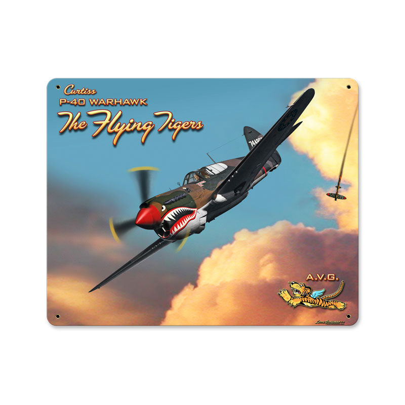 Flying Tiger Vintage Sign