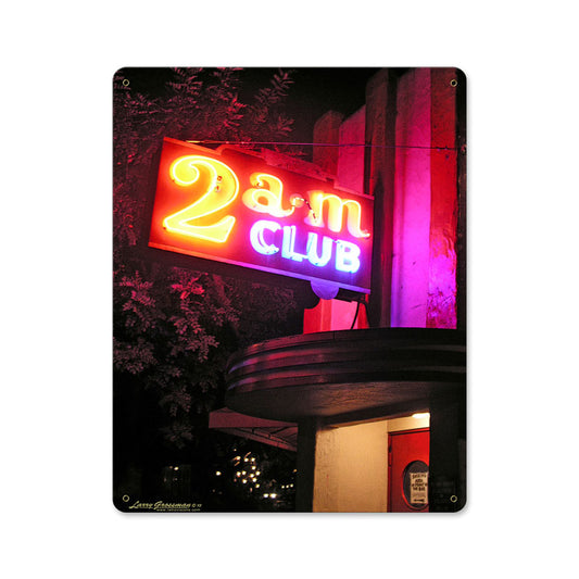 2 Am Club Vintage Sign