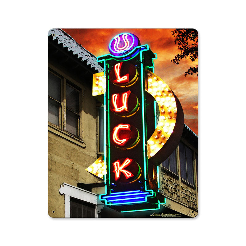 Luck Vintage Sign