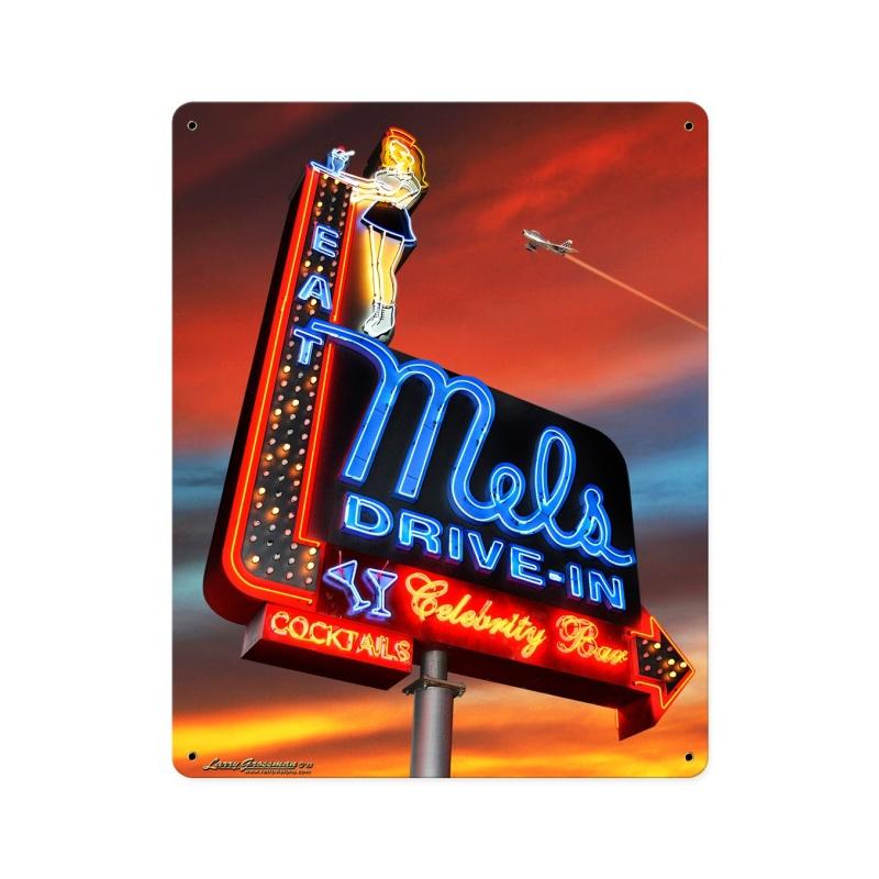 Mels Sunset Vintage Sign
