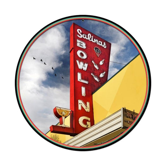 Salinas Bowl Vintage Sign