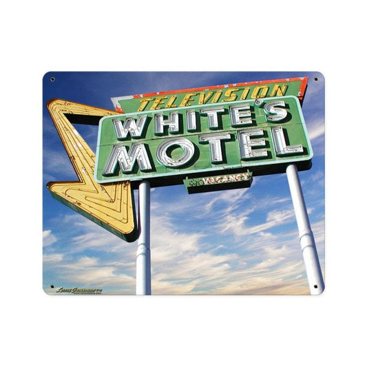 Whites Motel Vintage Sign