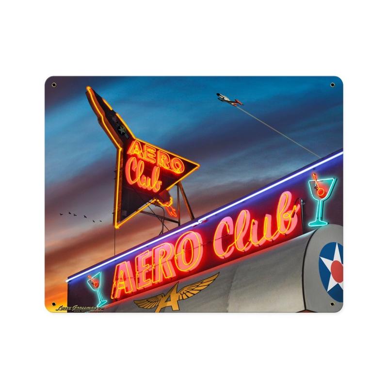 Aero Club Vintage Sign