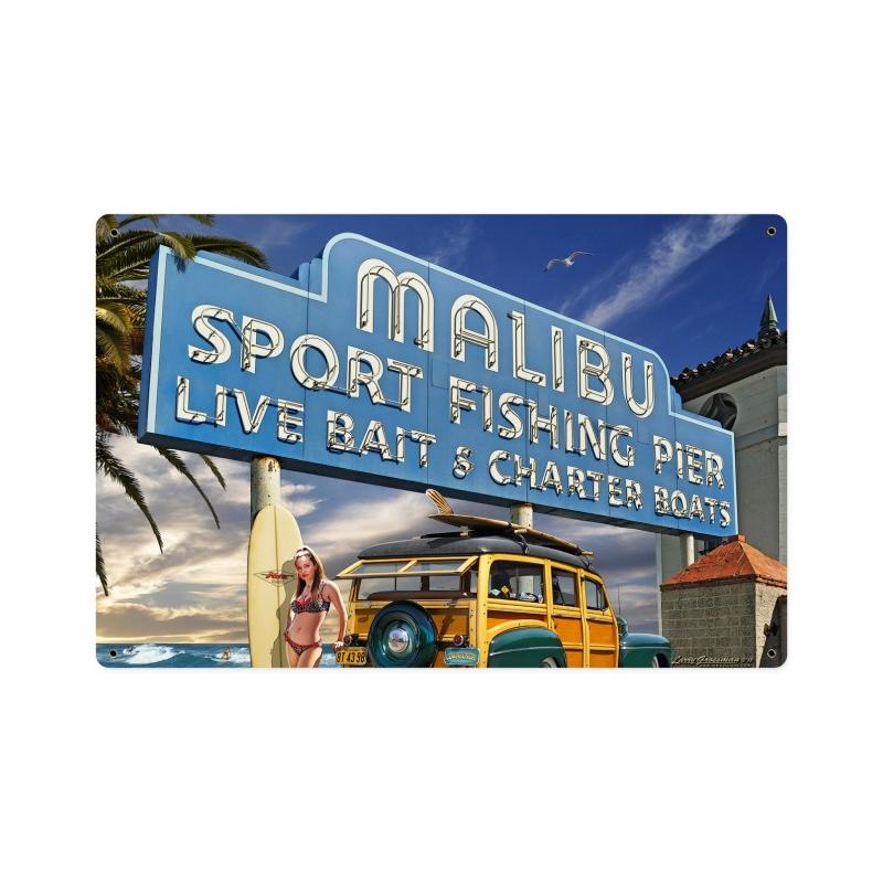 Malibu Pier Vintage Sign