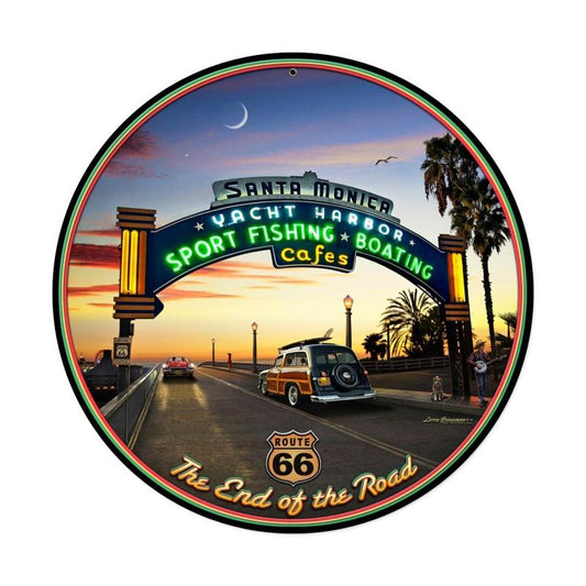 Santa Monica Pier Vintage Sign