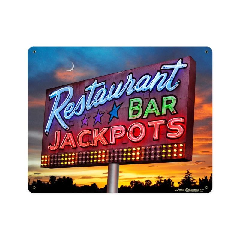 Jackpots Vintage Sign