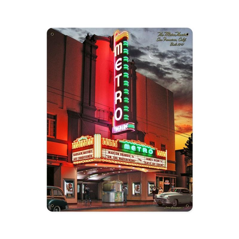 Metro Theatre Vintage Sign