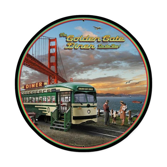 Golden Gate Diner Vintage Sign