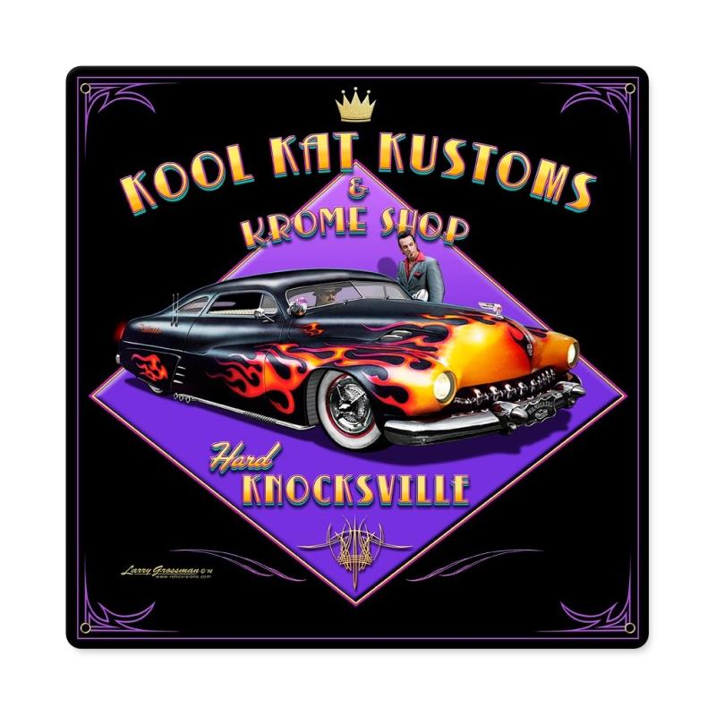 Kool Kat Kustoms Vintage Sign