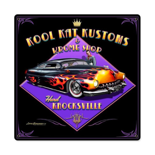 Kool Kat Kustoms Vintage Sign