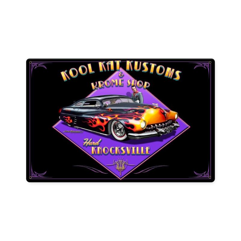 Kool Kat Kustoms Vintage Sign