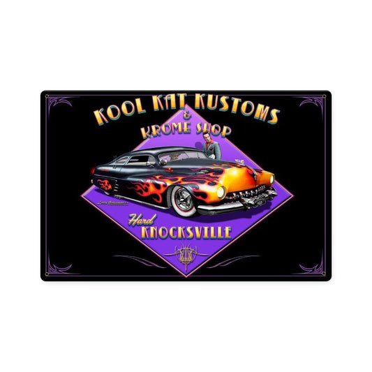 Kool Kat Kustoms Vintage Sign