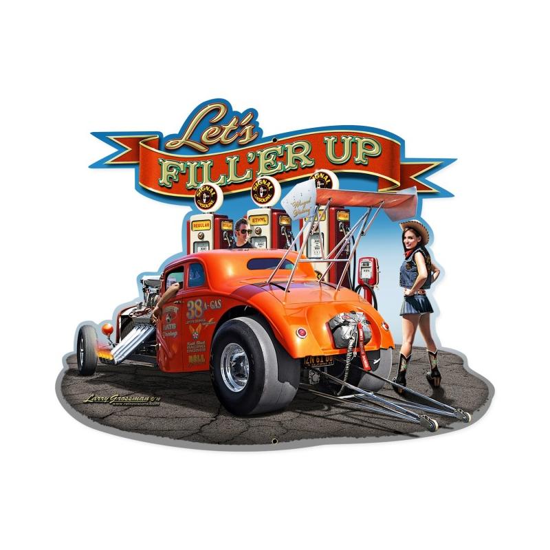 Fill Er Up Vintage Sign